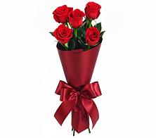 Букет 5 Красных роз Эдлесс Лав в Вельяминово
