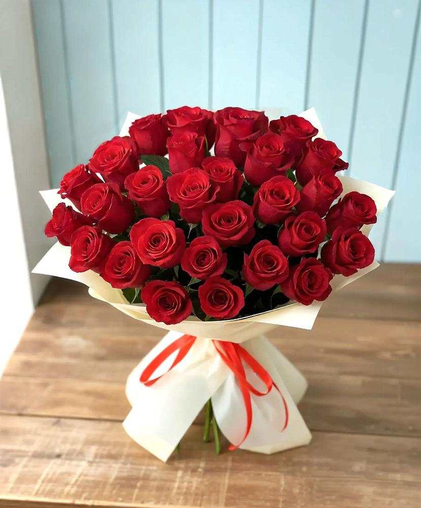 Букет 29 Красных роз в Вельяминово