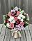 Букет цветов из: Альстромерии, Гвоздики, Розы и Хризантемы в Вельяминово
