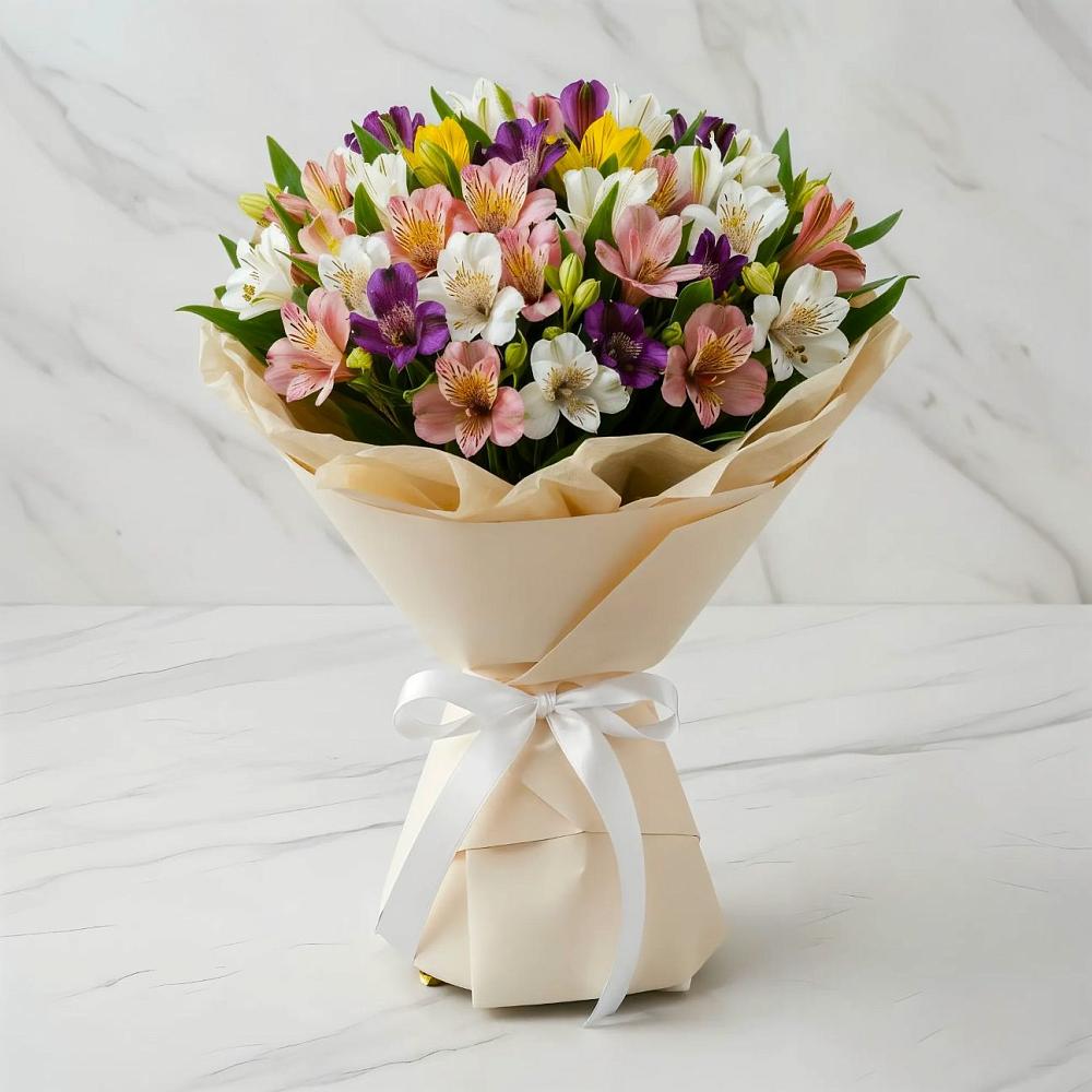 Букет цветов из: Альстромерии в Вельяминово