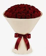 Букет 101 Бордовая роза Блэк Бакарра #REPLACE_PRED# Вельяминово
