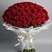 Букет 101 Красная роза Блэк Мэджик в Вельяминово