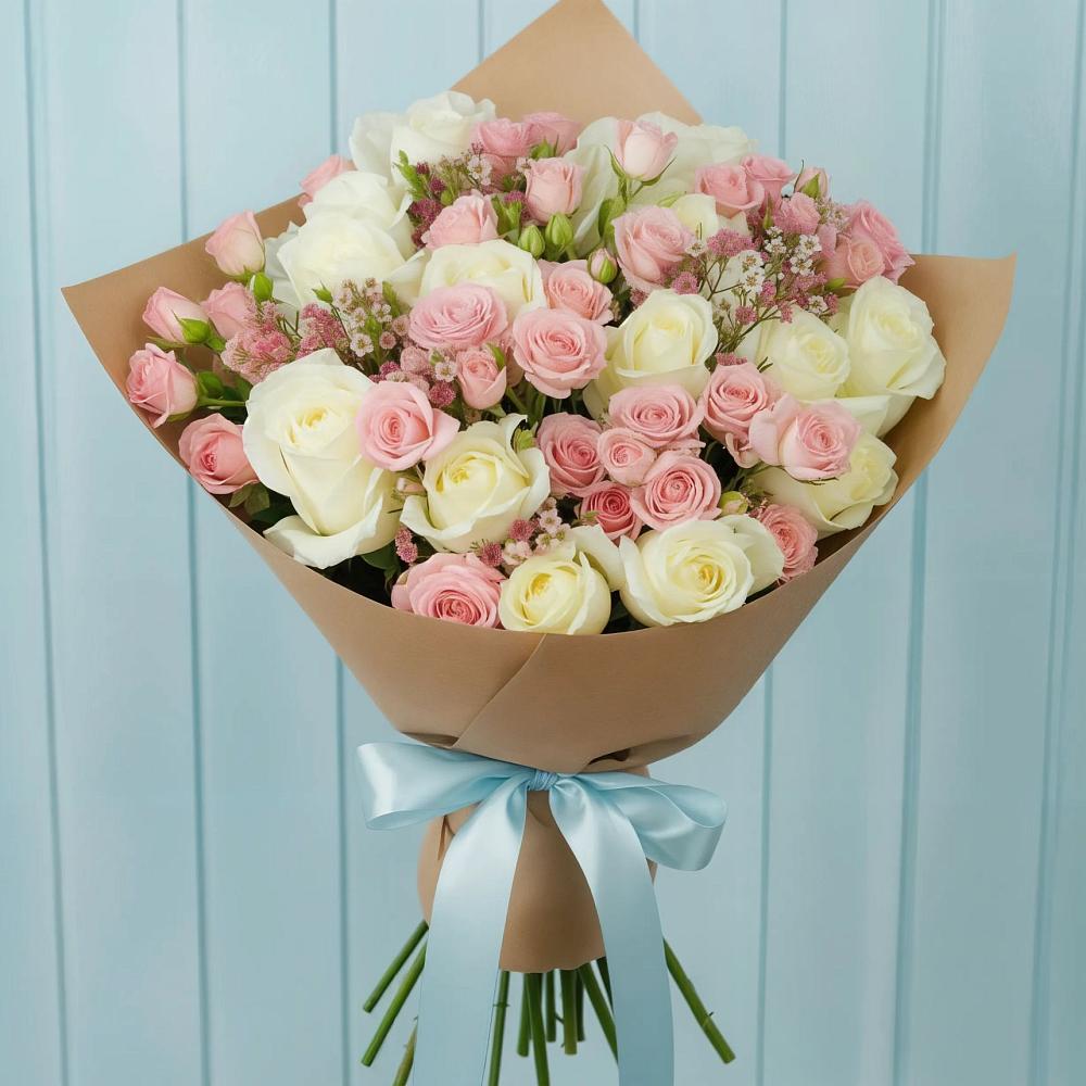 Букет цветов из: Розы в Вельяминово