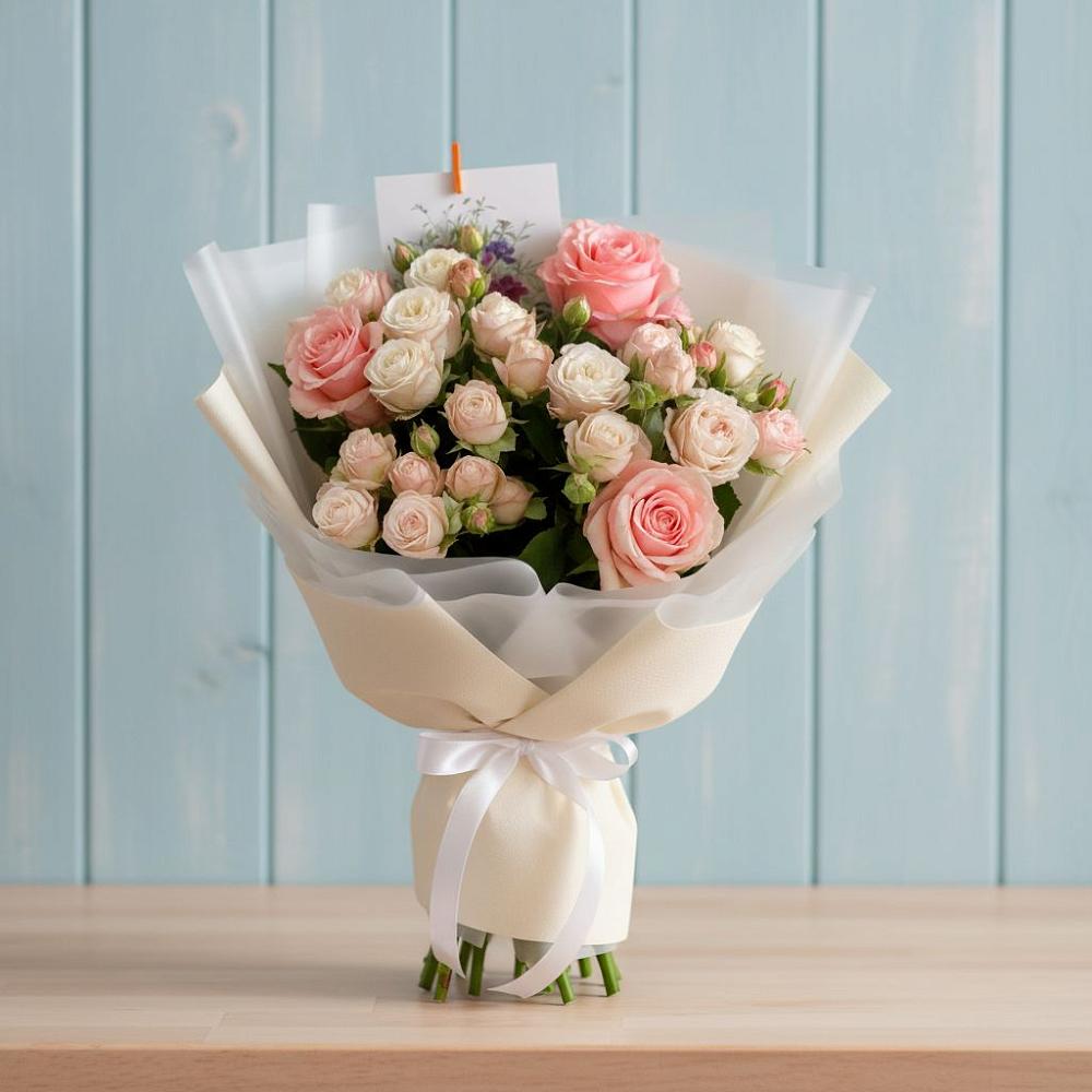 Букет цветов из: Розы в Вельяминово