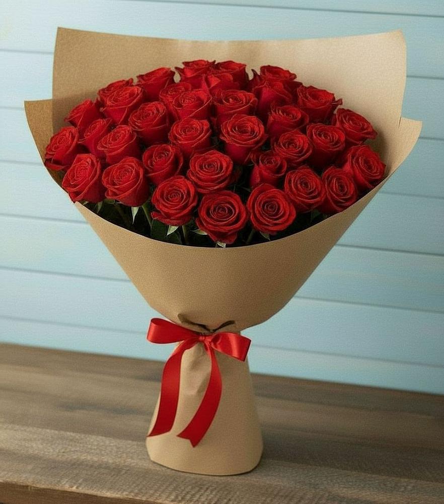 Букет Красные розы Милано в Вельяминово
