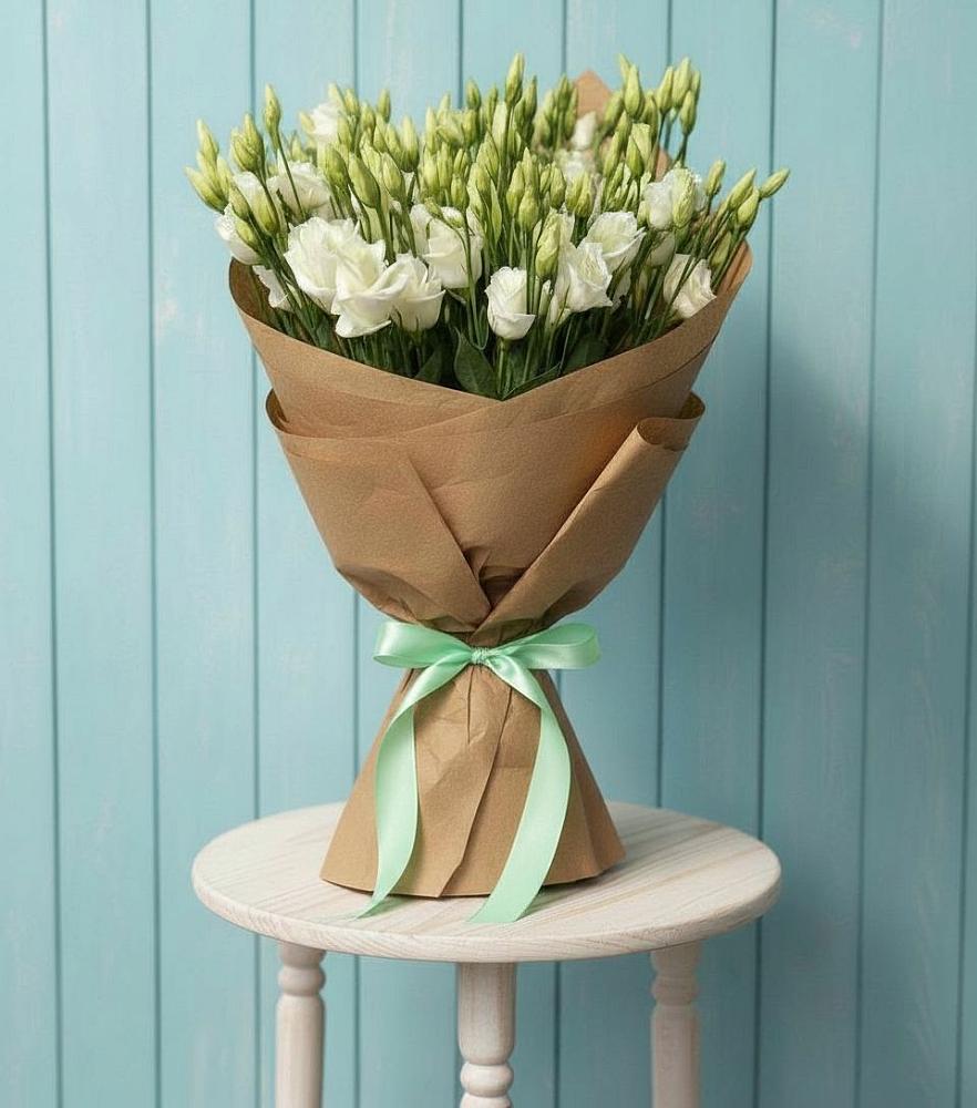 Букет цветов из: Лизиантусы в Вельяминово