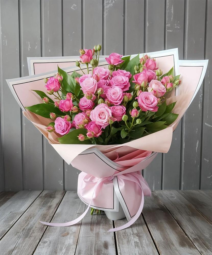 Букет Розовый кустик в Вельяминово