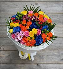 Букет цветов из:  Розы и Хризантемы #REPLACE_PRED# Вельяминово