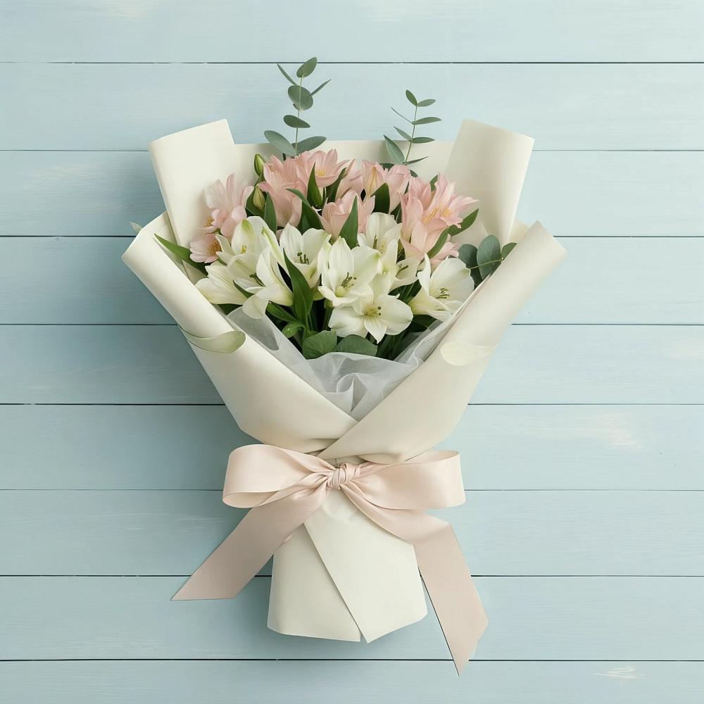 Букет цветов из: Альстромерии в Вельяминово