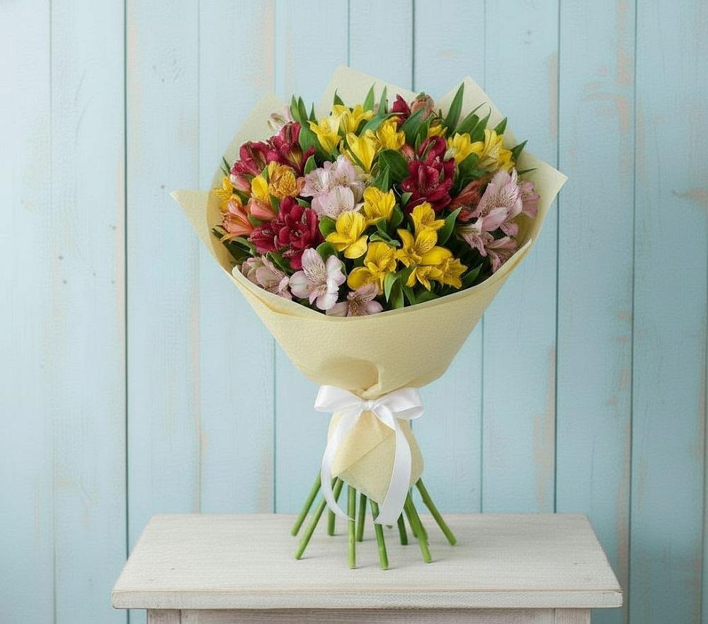 Букет цветов из: Альстромерии в Вельяминово